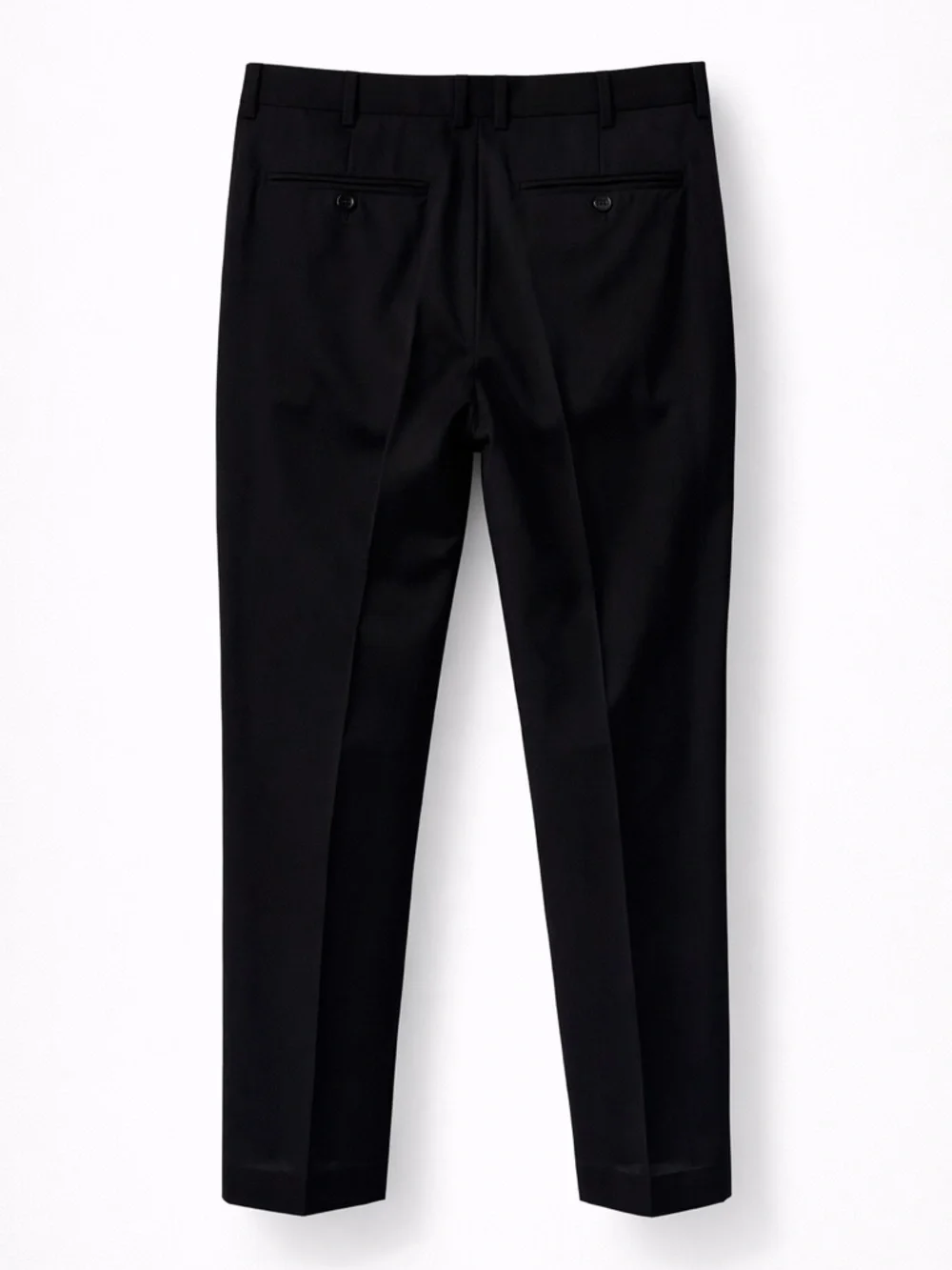 Club Monaco Black Wool Suit 40R/32 Slim Fit 2-Piece Classic
